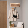 Addie Joy Home Sweet Home Coat and Key Holder Plaque - Brown/Honey Wash